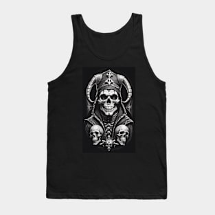 Jester Skull 4 Tank Top